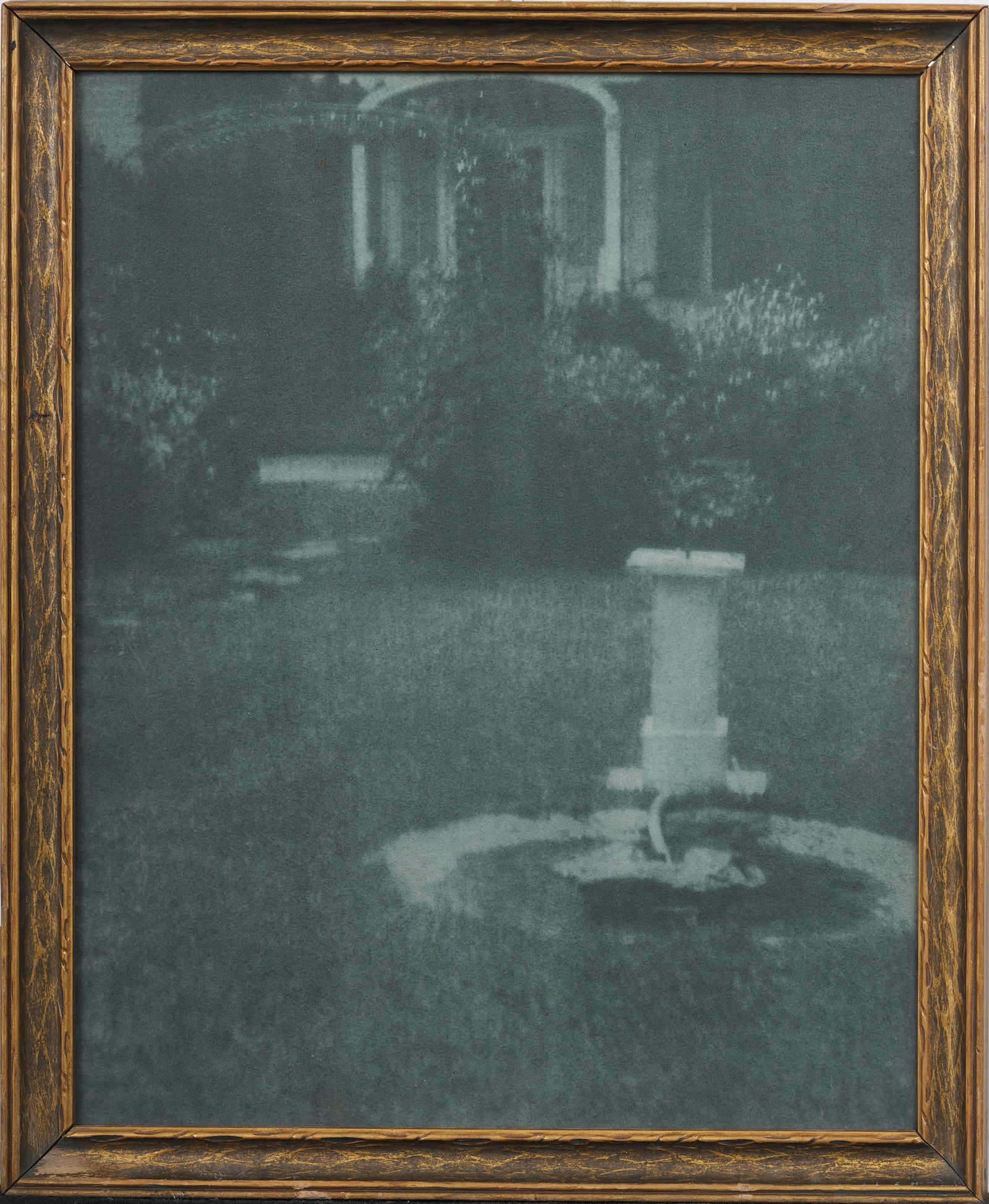 Haunting Moody Garden Antique Framed Photographic Print (1 of 6)