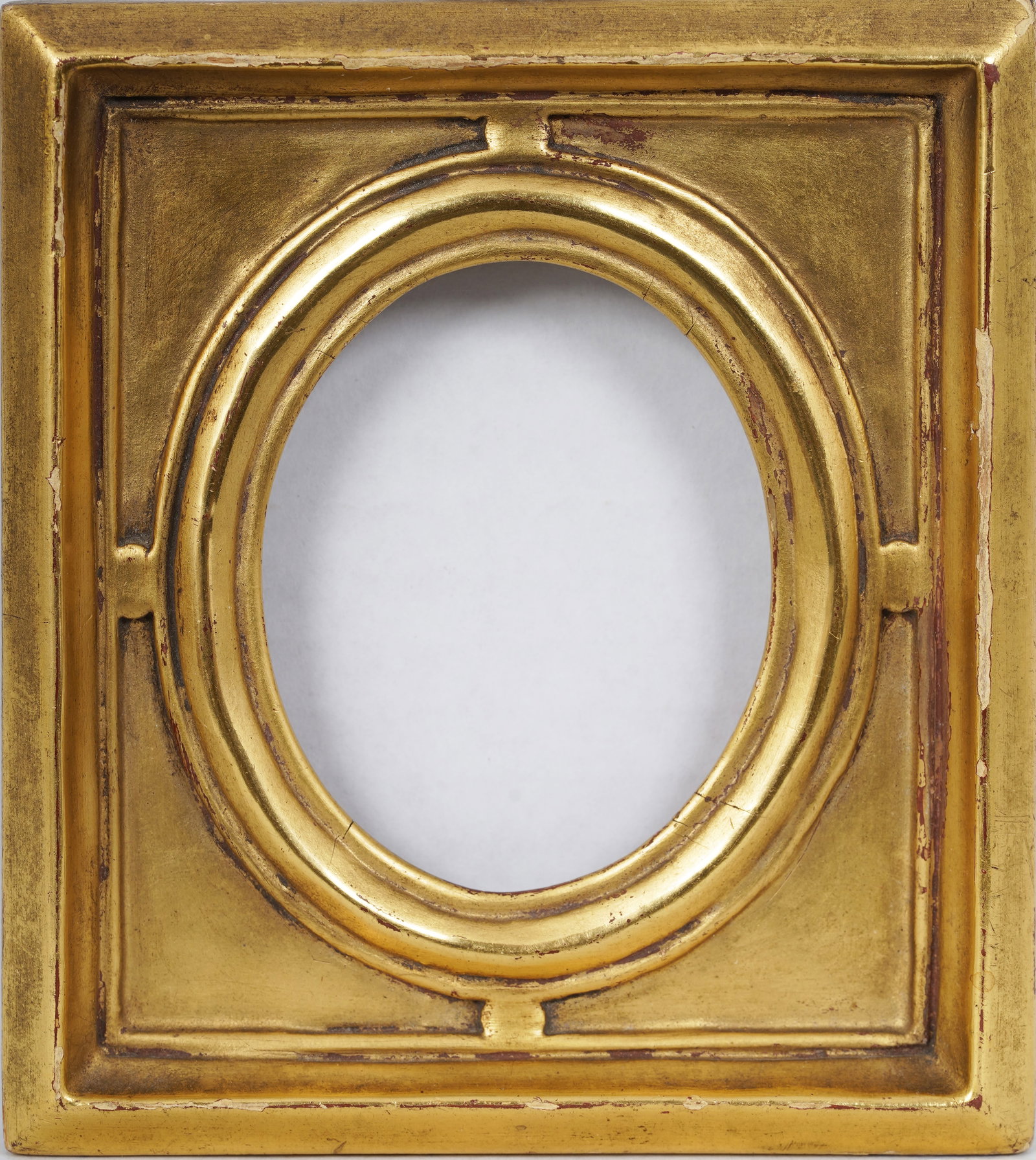 Miniature Vintage Giltwood Oval Picture Frame (1 of 3)