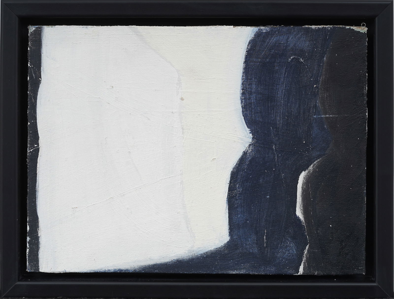 Vintage American Modernist Abstract Minimalist Original Framed Oil Painting (1 of 4)