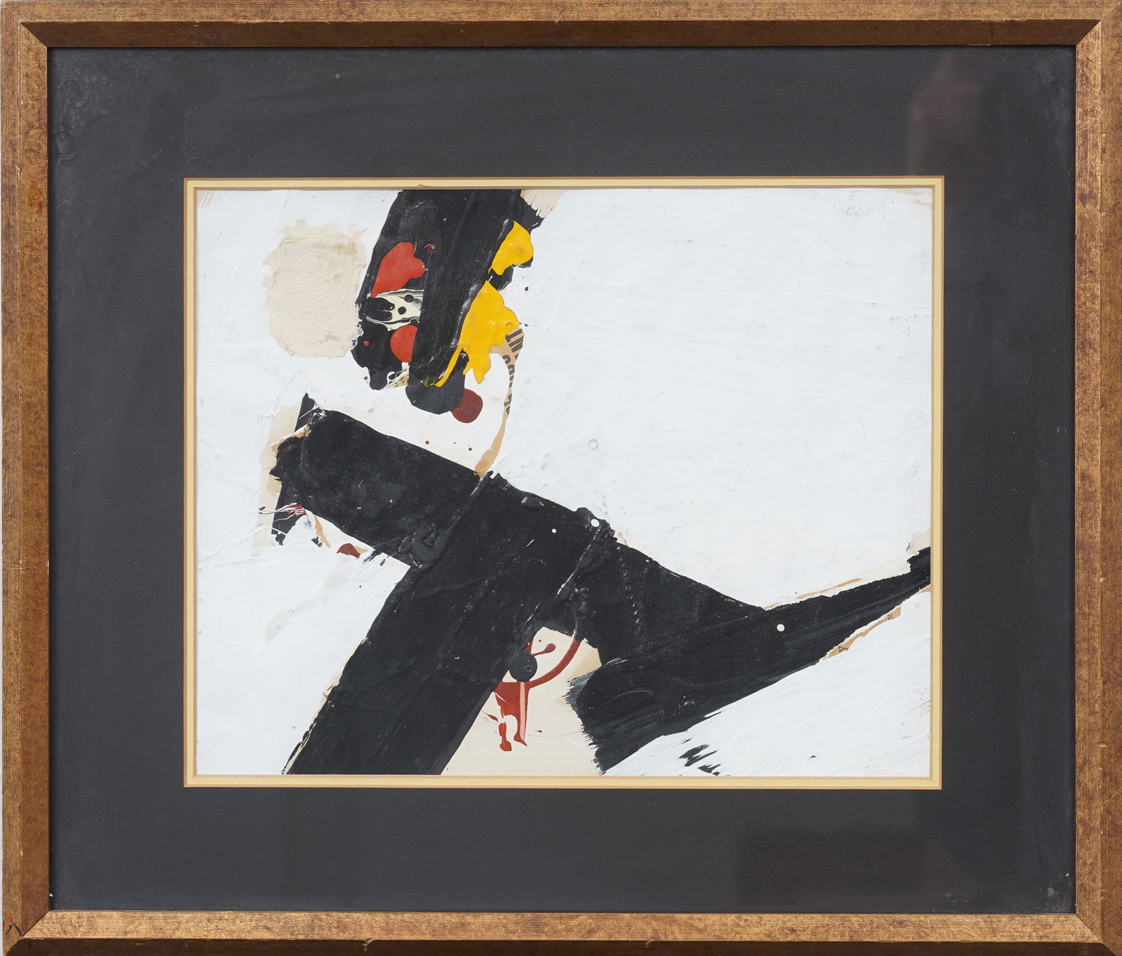 Vintage American Modernist Abstract Original Framed Oil Painting (1 of 7)