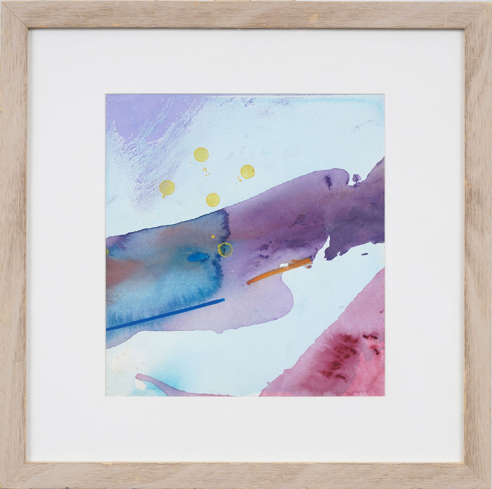 Vintage American Modernist Abstract Original Mixed Media Painting (1 of 5)