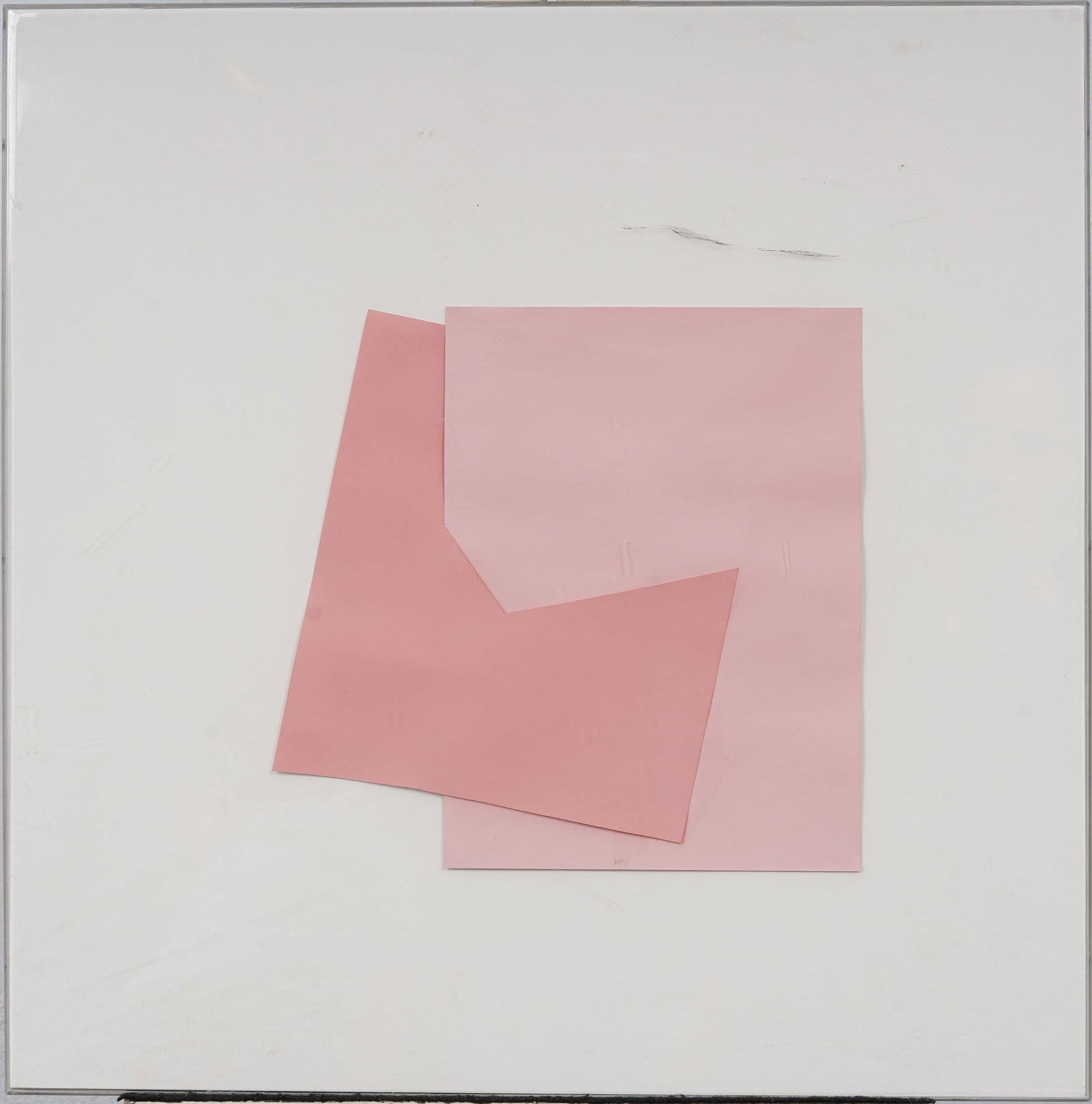 Vintage American Modernist Minimal Abstract Kulicke Framed Original Mixed Media Collage (1 of 5)