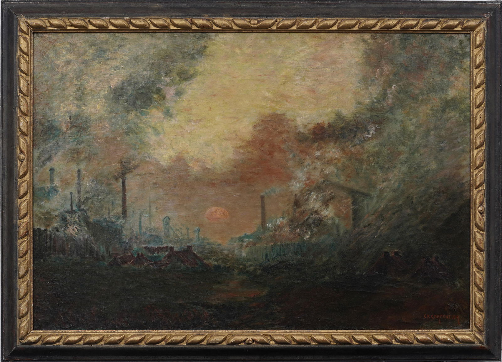 Vintage American Original Oil Painting (1 of 7)