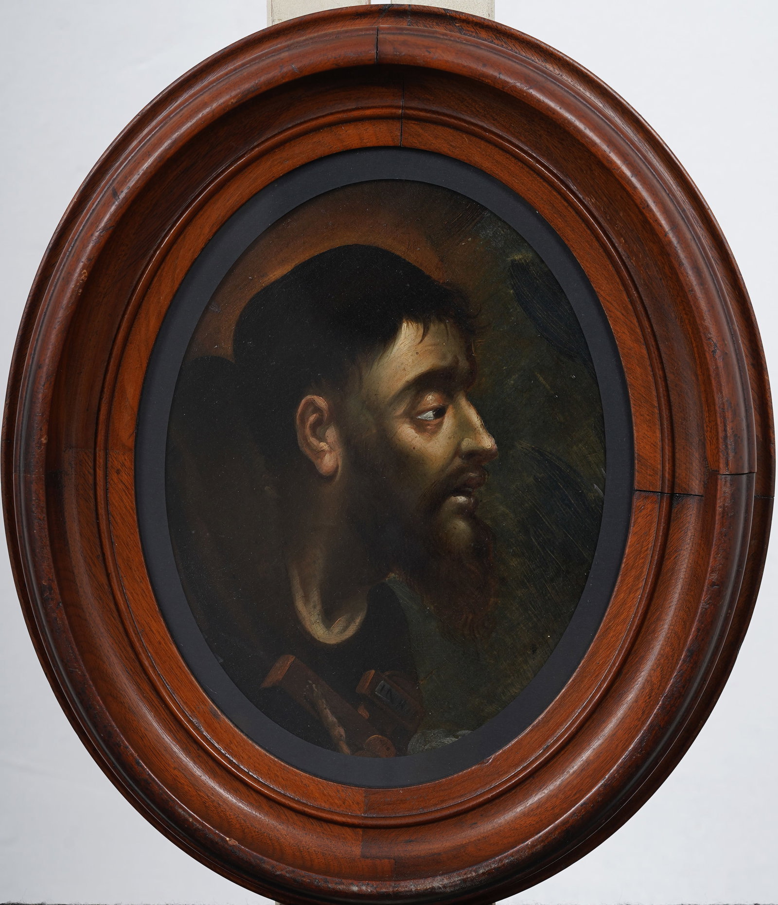 Vintage European Old Master Style Male Portrait Framed Oil Painting (1 of 5)