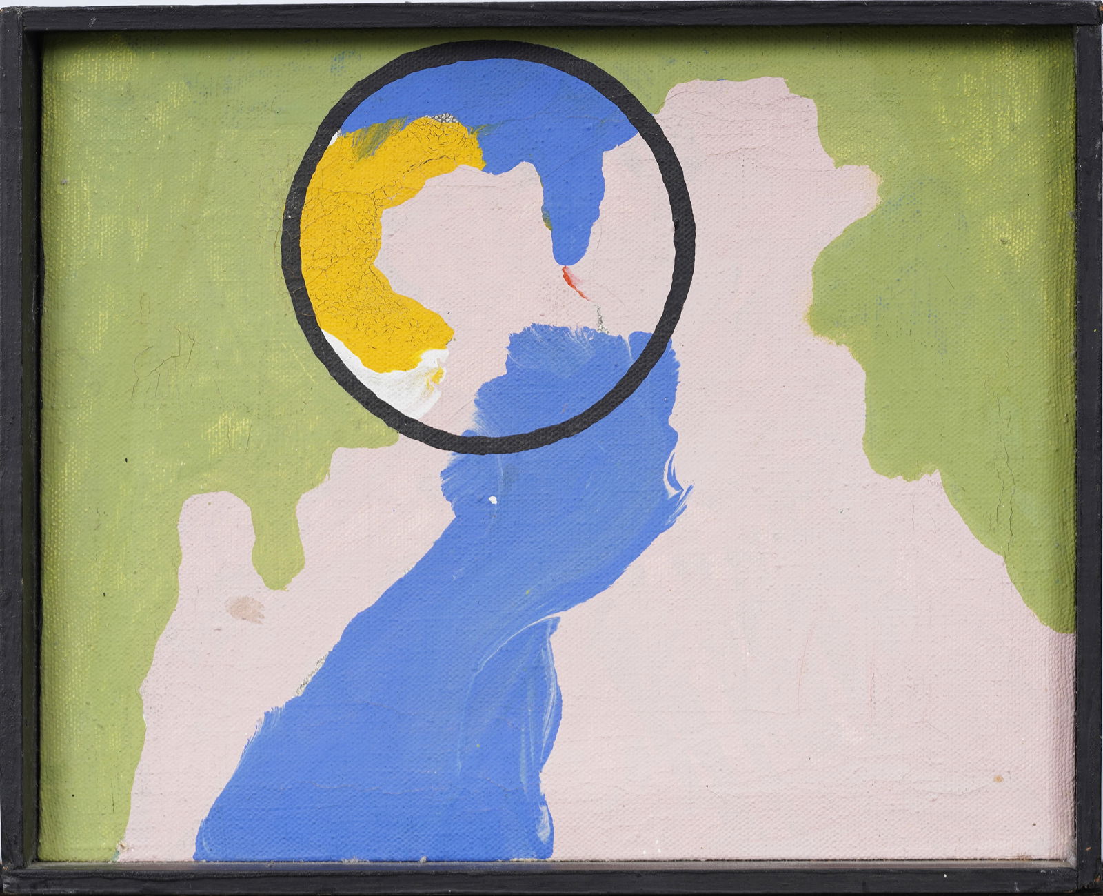 Richard Tum Suden (1921-2015) Vintage American Exhibited Abstract Expressionist Acrylic Painting (1 of 5)