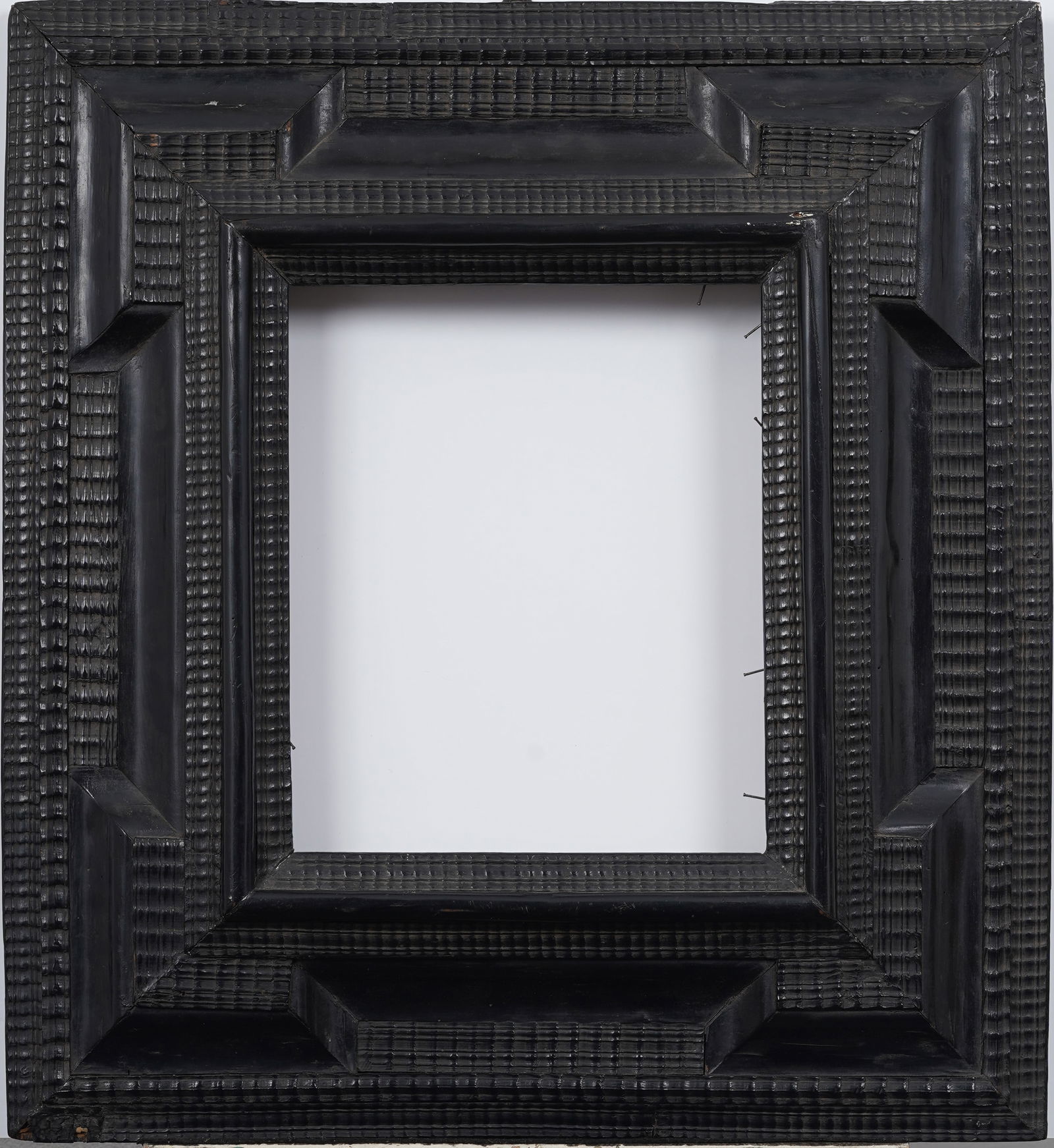 Magnificent Dutch Rippled Ebonized Wood Old Master Oil Painting Frame (1 of 7)