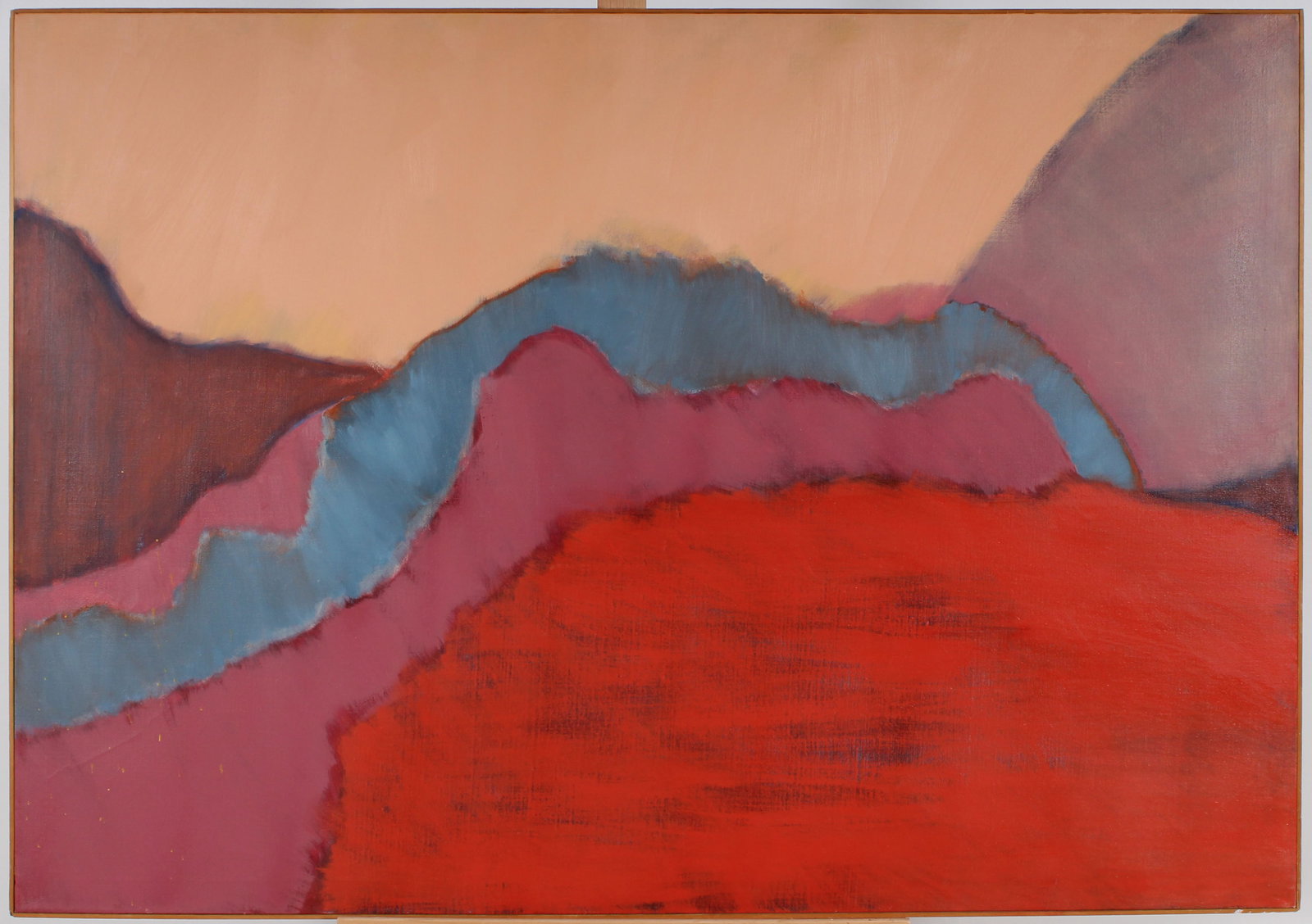 Monumental Vintage American Abstract Expressionist Framed Modernist Oil Painting (1 of 7)