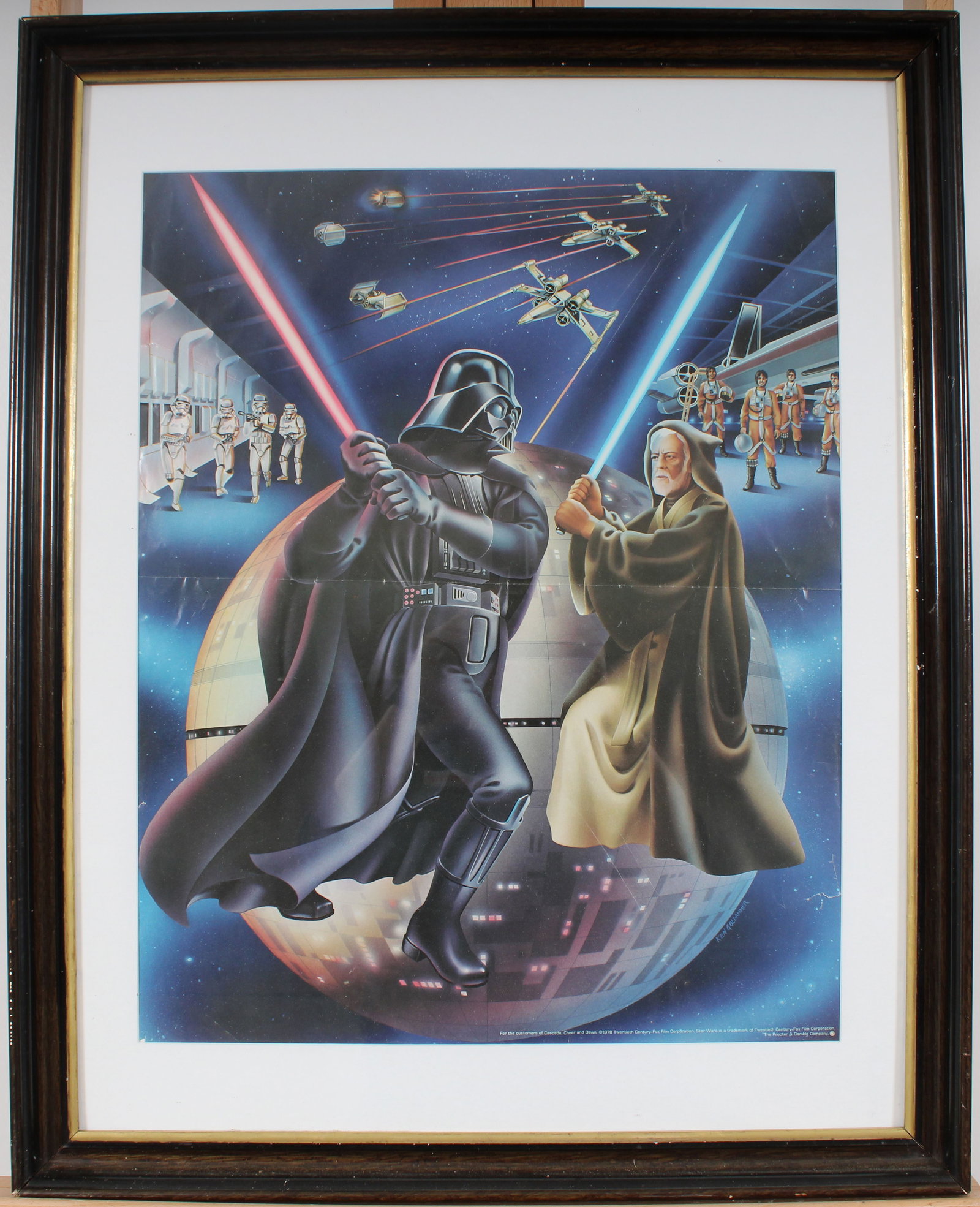 Vintage 1978 Star Wars Framed Poster (1 of 8)