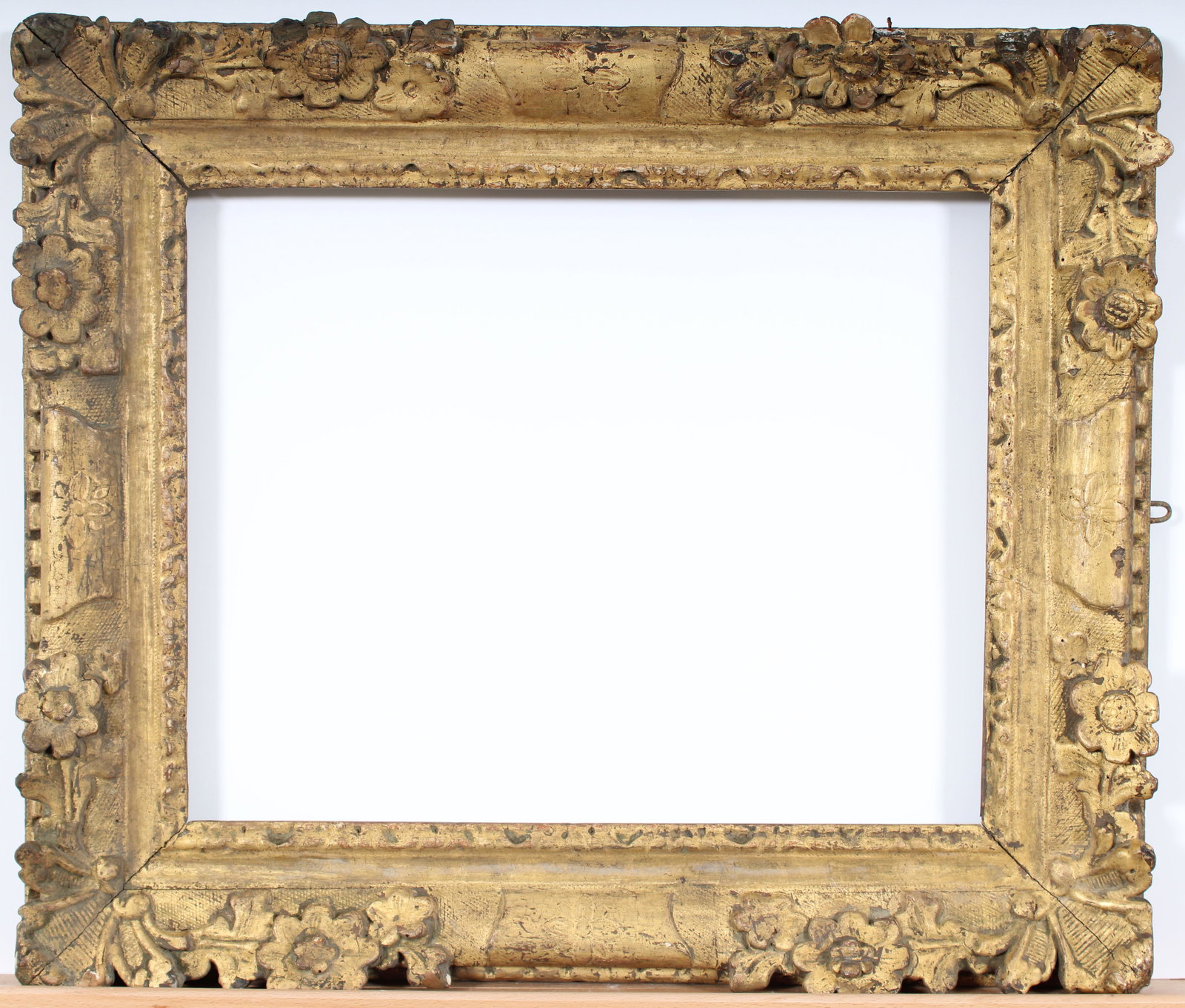 Antique18th/19th Century European Carved Giltwood Oil Painting Frame Fits 13 by 16 Inch Art (1 of 6)