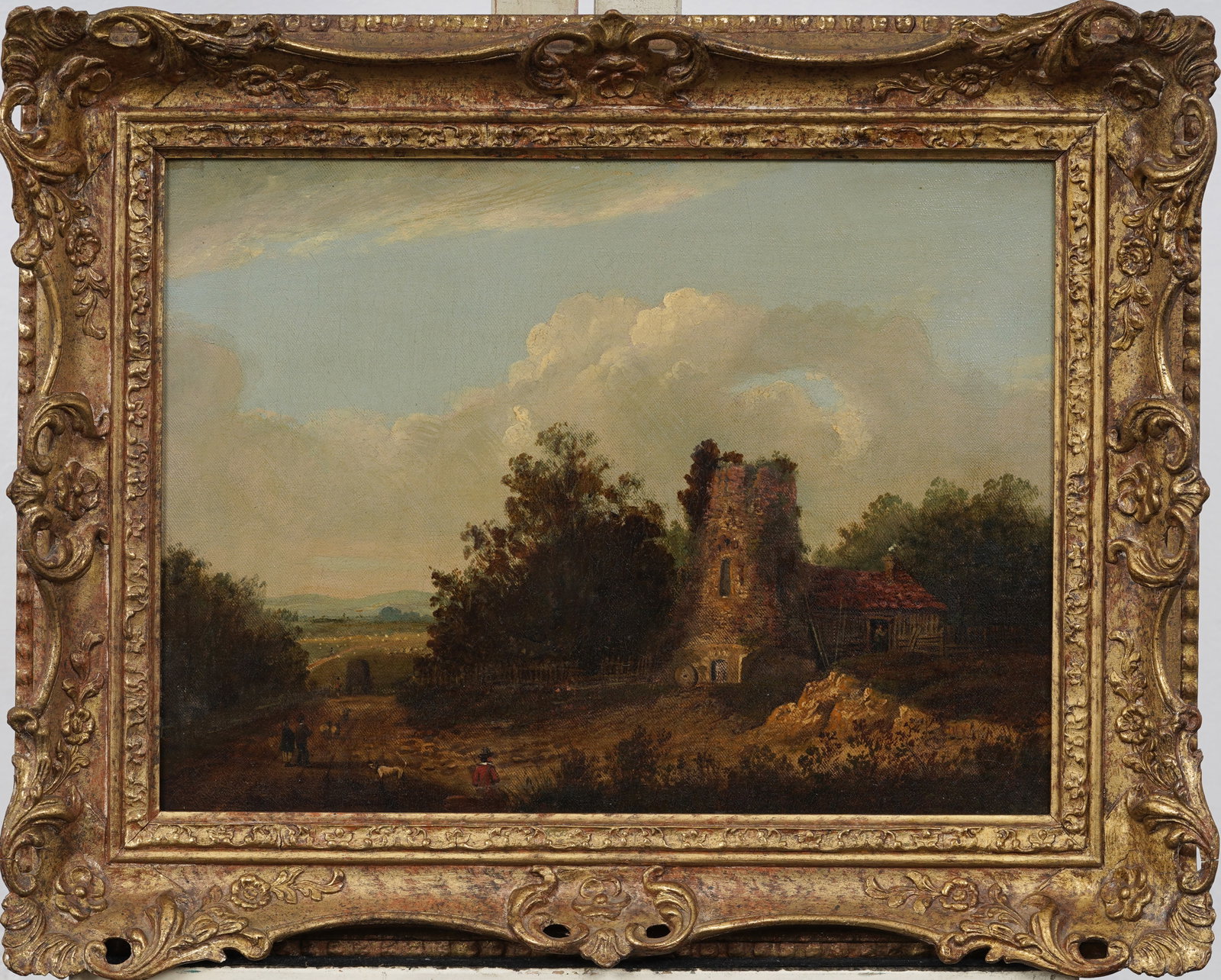 W Williams 1841-1876 Antique European Framed Landscape Original Oil Painting (1 of 10)