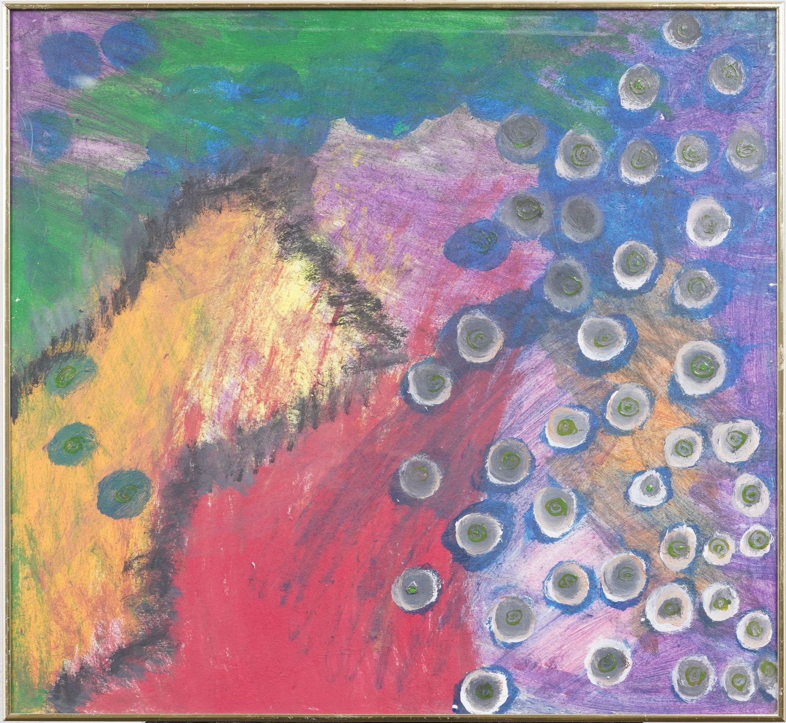Contemporary American Original Abstract Mixed Media Painting (1 of 9)