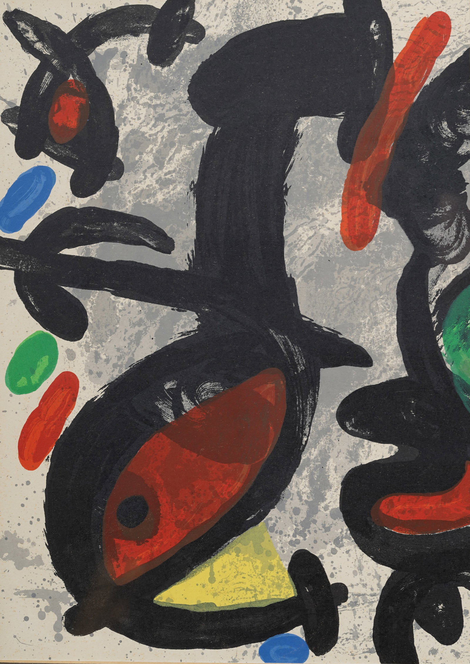 Joan Miro Vintage Spanish Surrealist Abstract Expressionist Original Serigraph (1 of 5)