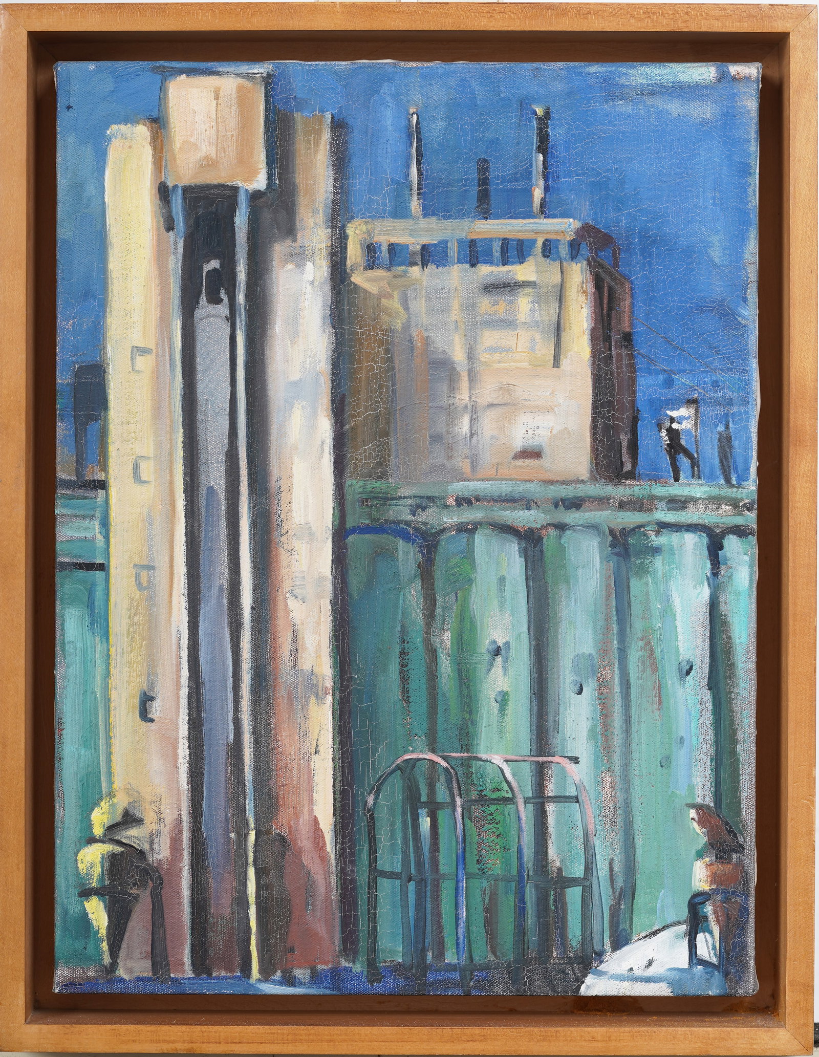 Medrie Macphee (b. 1953) "Study for Cite de Havre" Contemporary Canadian Urban Landscape (1 of 8)