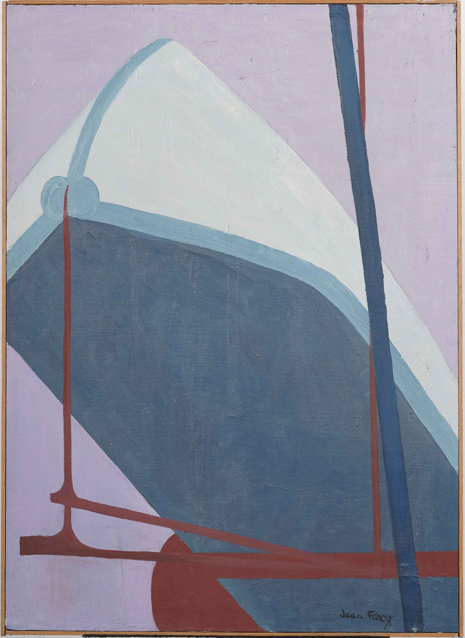 Signed Vintage American Modernist Dry Dock Nautical Fauvist Seascape Original Oil Painting: Vintage American modernist seascape oil painting. Oil on canvas. Framed. Measuring: 37 by 27 inches overall. Please see all images for condition. Size is measured and written on the back of the painti