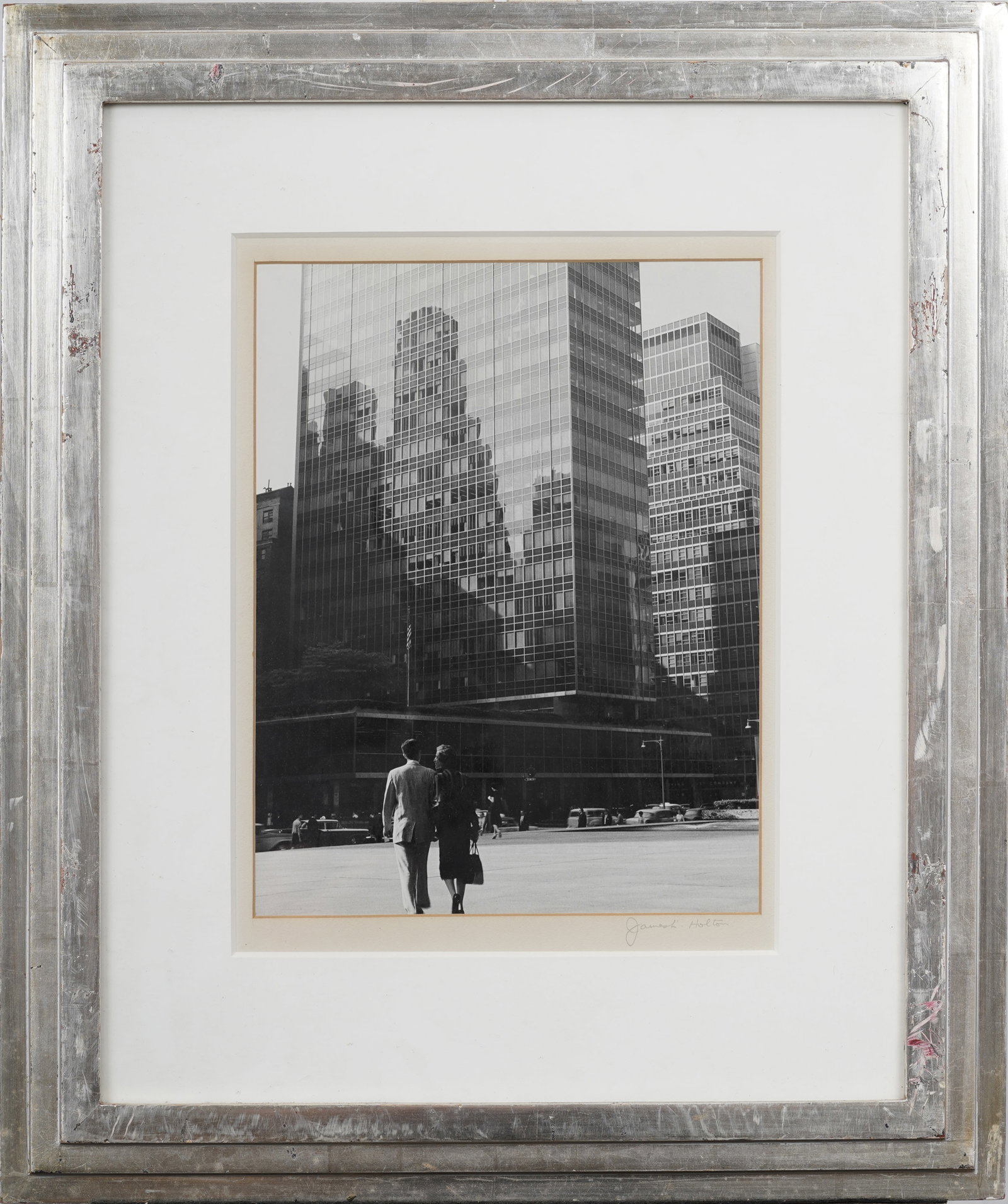 James Holton Signed Vintage New York Photograph Silver Art Deco Step Frame Christie's Provenance (1 of 7)