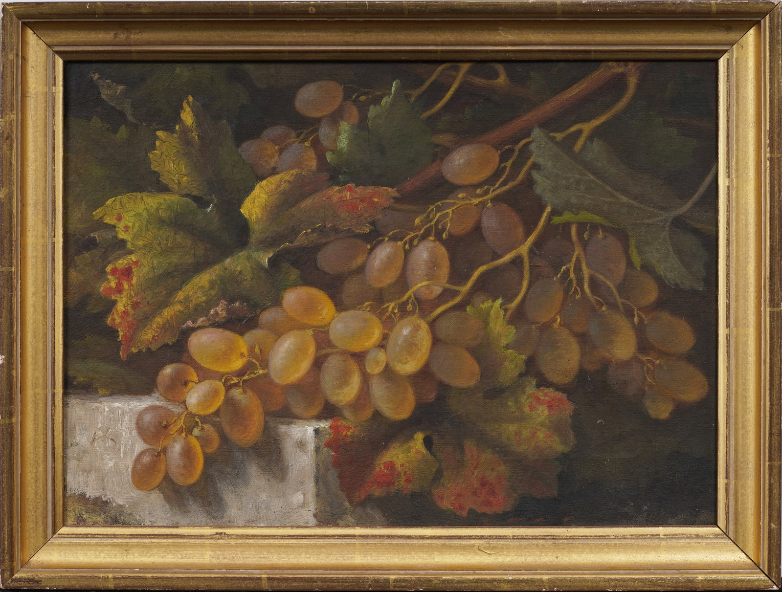 Antique European Framed Fruit Still Life Original Oil Painting (1 of 5)