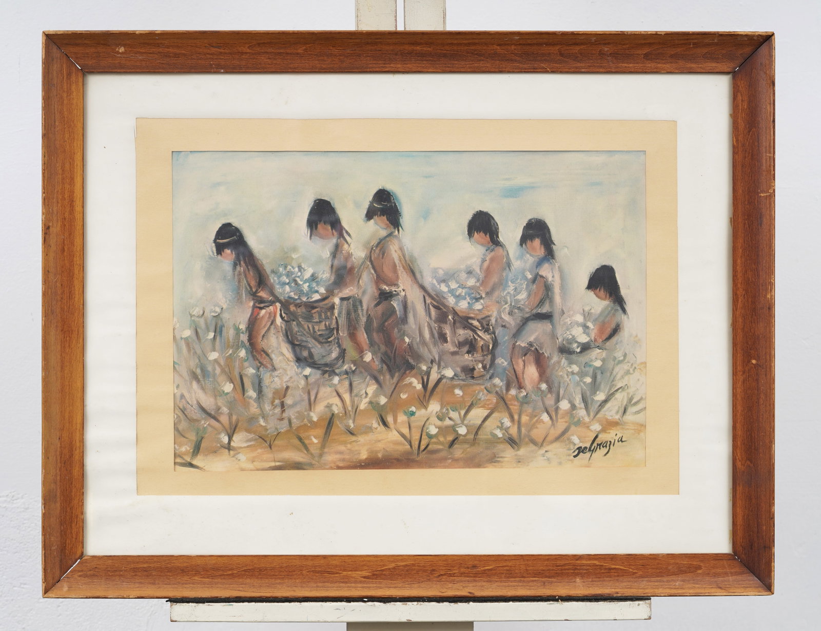 Vintage Signed Print - 2