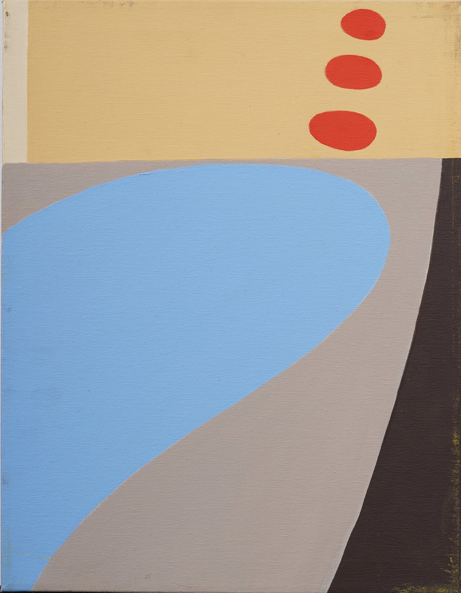 Signed Vintage American School Abstract Monogrammed Modernist Original Oil Painting: Vintage oil painting. Measuring: 16 by 20 inches overall, and XX by XX artwork alone. Please see all images for condition. Size is measured and written on the back of the painting or next to each obje