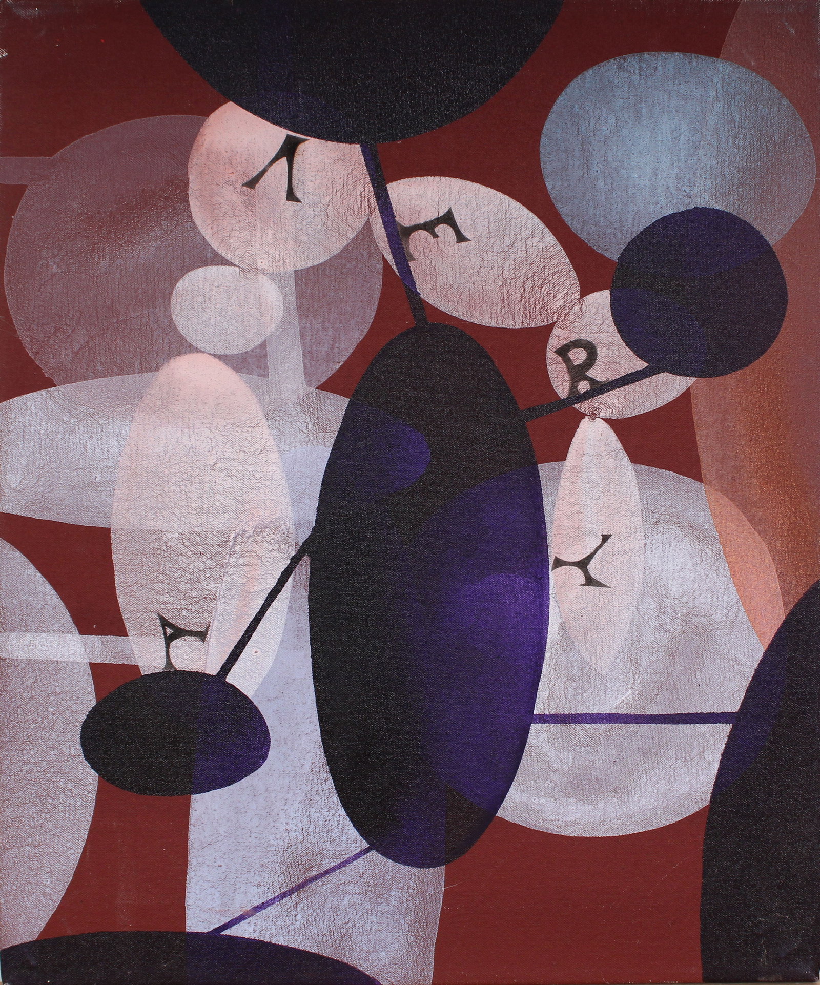 Vintage American Modernist Surreal Still Life Oil Painting: Vintage American still life oil painting. Measuring: 20 by 16 inches overall. Domestic flat rate shipping with Fedex is set to $75 for this lot. Please see all images for condition (additional photos 