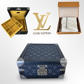A French Louis Vuitton Monogram Coffret Joaillerie (Jewelry Box)