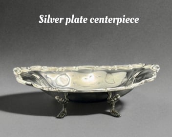 A Continental French Style Silverplate Centerpiece