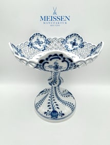 A German Meissen Blue Onion Porcelain Stand Compote/Candy Dish