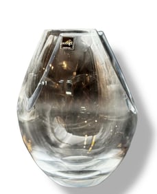 A Rogaska Handmade Clear Crystal Vase