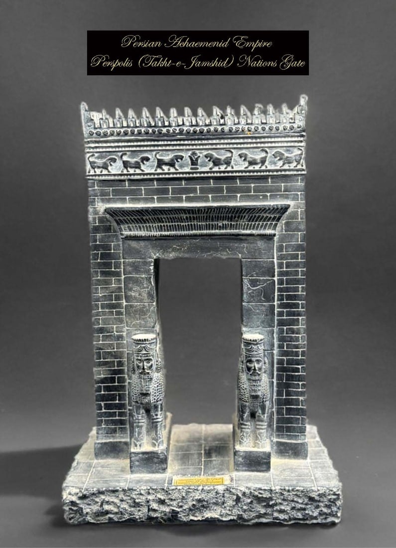 A Decorative Sculpted Persian Empire Persepolis Takht-e-Jamshid Nations Gate (1 of 9)