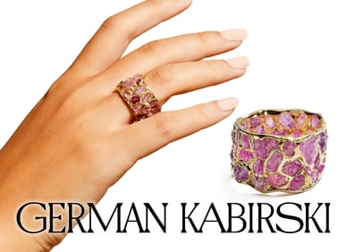 A German Kabirski Alcina Ruby Ring
