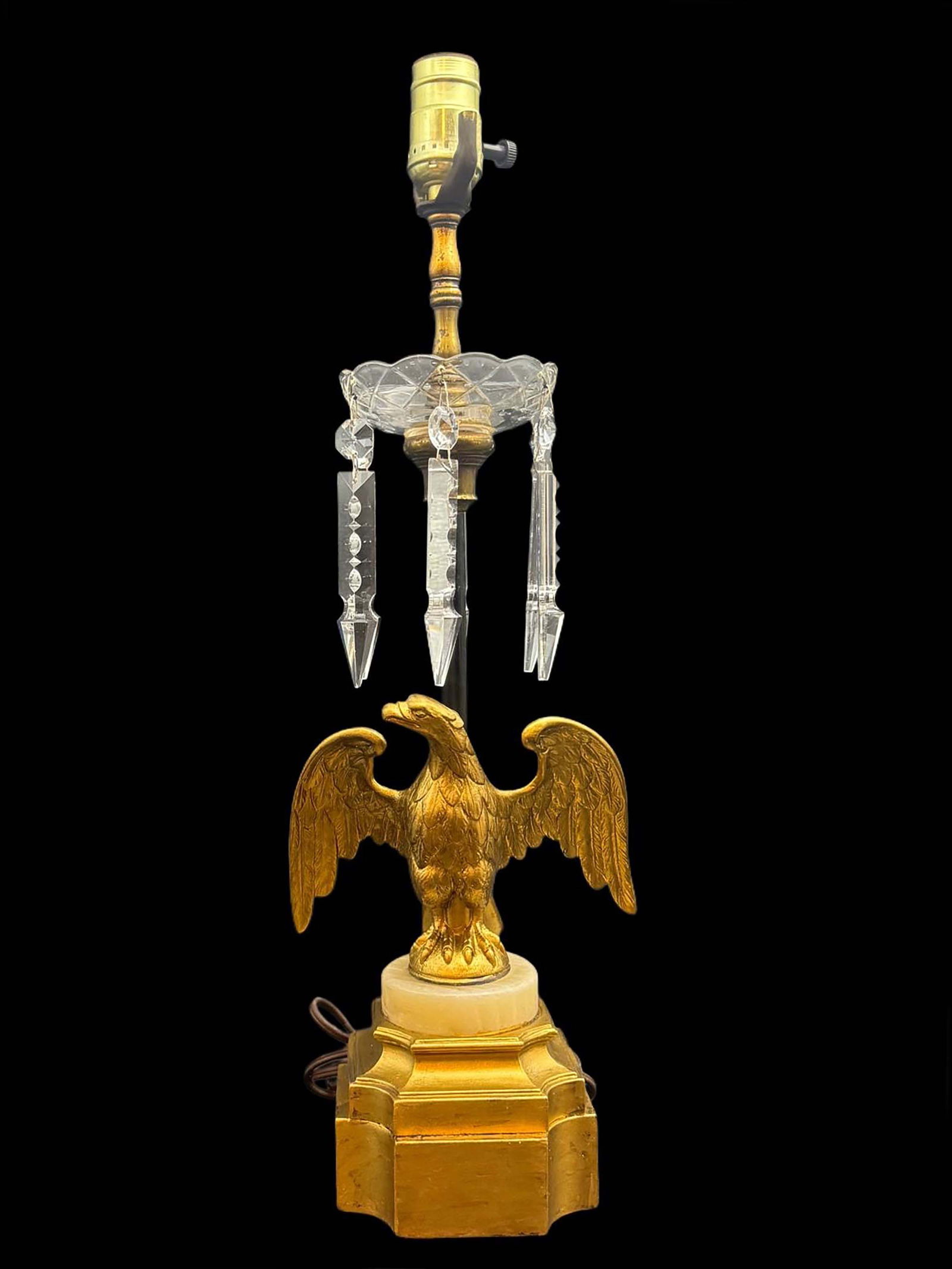 A French Empire Style Figural Eagle Lamp (1 of 7)