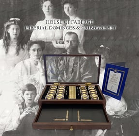 A House of Faberge The Imperial Dominoes Game Set