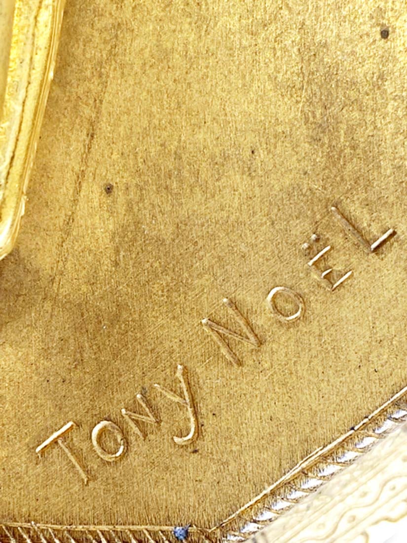 19th C. Bronze Figural Vase, Signed - 6