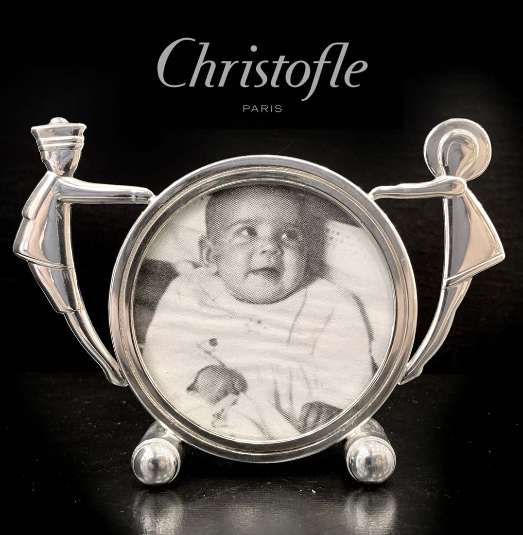 A French Christofle Silver-Plated Leo-Lea Double-Sided Frame (1 of 3)