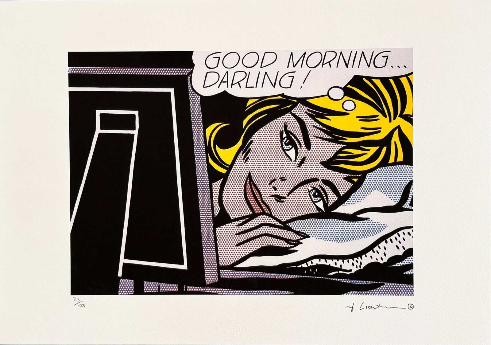 Good Morning Dearest, A Roy Lichtenstein Limited Edition Lithography Print (1 of 5)