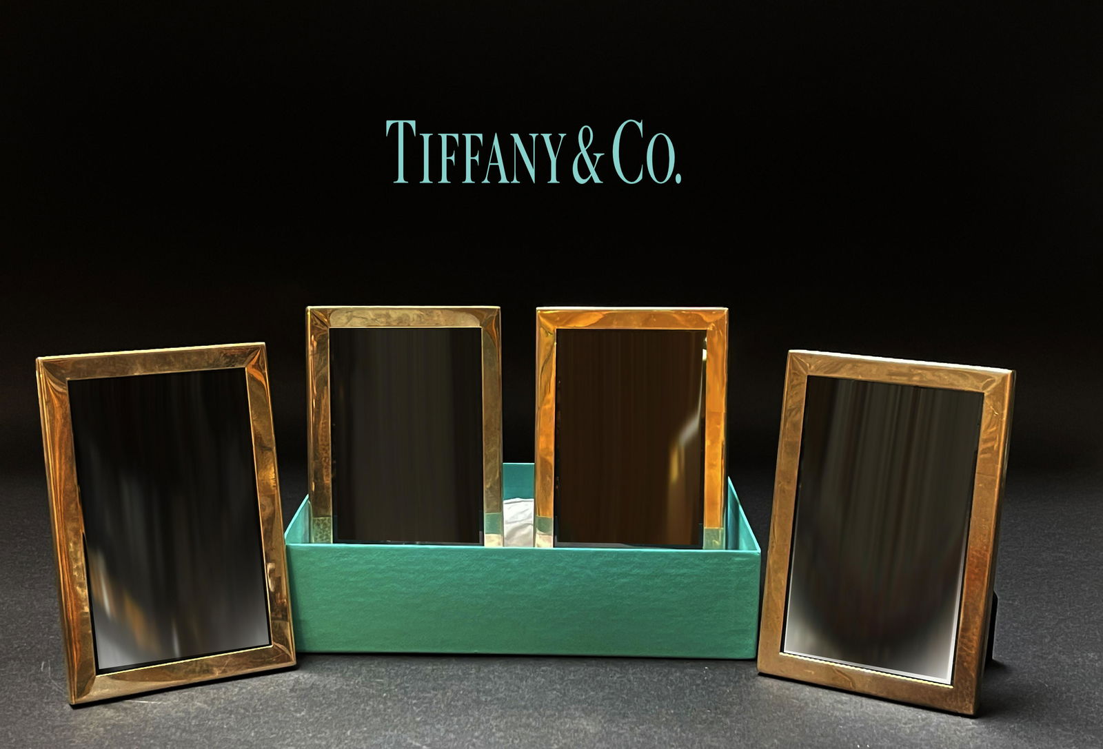 Four Tiffany & Co Sterling Silver Picture Frames, Hallmarked (1 of 5)