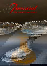 19th C. Baccarat Crystal & Signed Silver Base Centerpiece