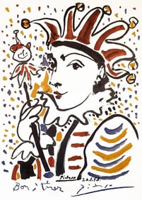 CARNAVAL DE NICE, PABLO PICASSO ORIGINAL LITHOGRAPH COA