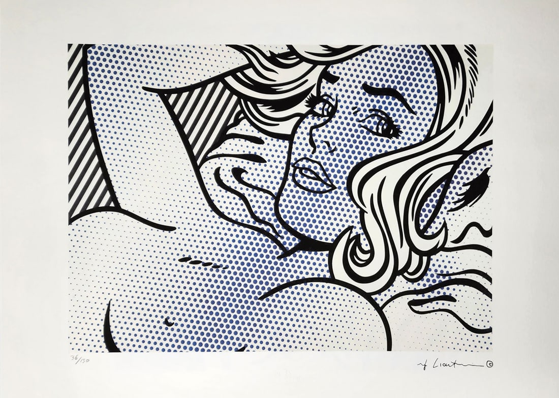 ROY LICHTENSTEIN's Seductive Girl, A Limited Edition Lithography Print (1 of 7)
