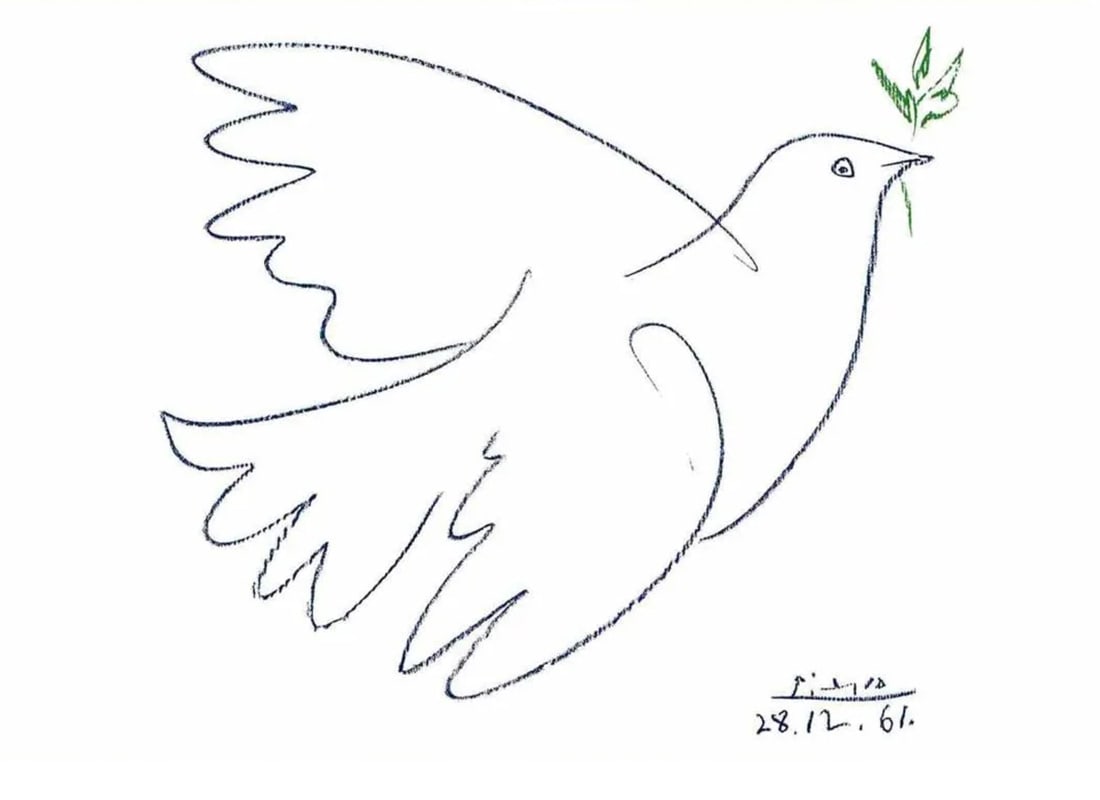 Colombe De La Paix, A PABLO PICASSO LITHOGRAPH, COA (1 of 4)