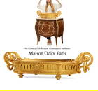 19th C. French Gilt Bronze Centerpiece/Jardiniere, Maison Odiot Signed