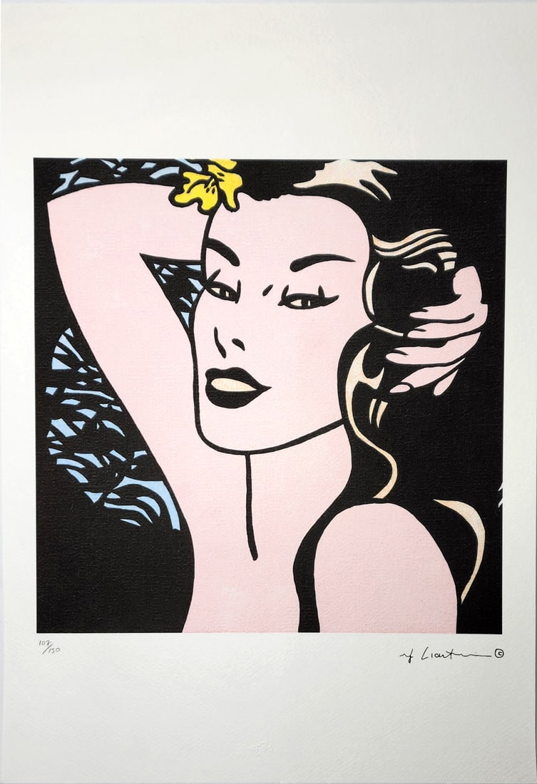 ROY LICHTENSTEIN's Little Aloha, A Limited Edition Lithography Print (1 of 6)