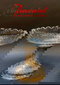 19th C. Baccarat Crystal & Signed Silver Base Centerpiece
