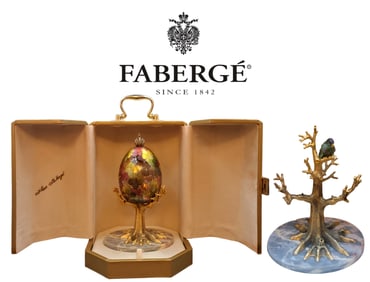 The Tropical Egg 1992, A Theo Faberge Limited Edition Decorative Egg, Boxed