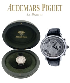 An Audemars Piguet Millenary Chronograph Men watch, Boxed