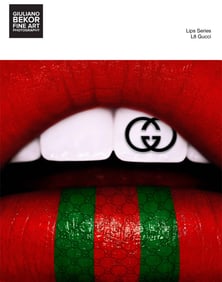 A Giuliano Bekor Fine Art Photography, Lips L8 Gucci