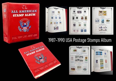 1979-1983 USA Postage Stamps Album