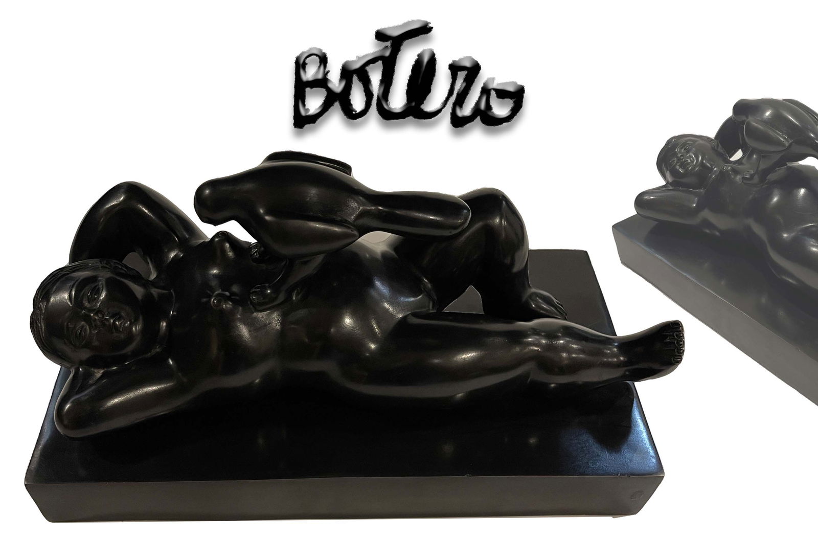 Leda & Bird, A FERNANDO BOTERO Bronze Statue, Signed & Numbered: Leda & Bird, A FERNANDO BOTERO Bronze Statue, Signed, Limited Edition NUMBERED: 1/6. 13" x 6.75" x H x 7"