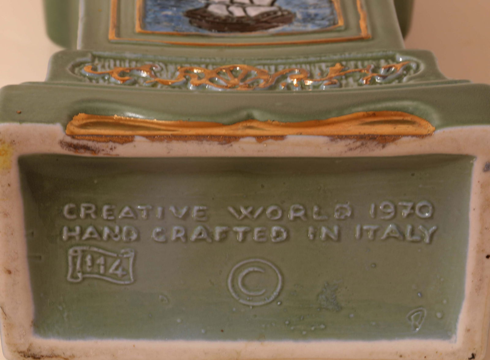 The Queen Anne Stand Clock Lidded Decanter - 7