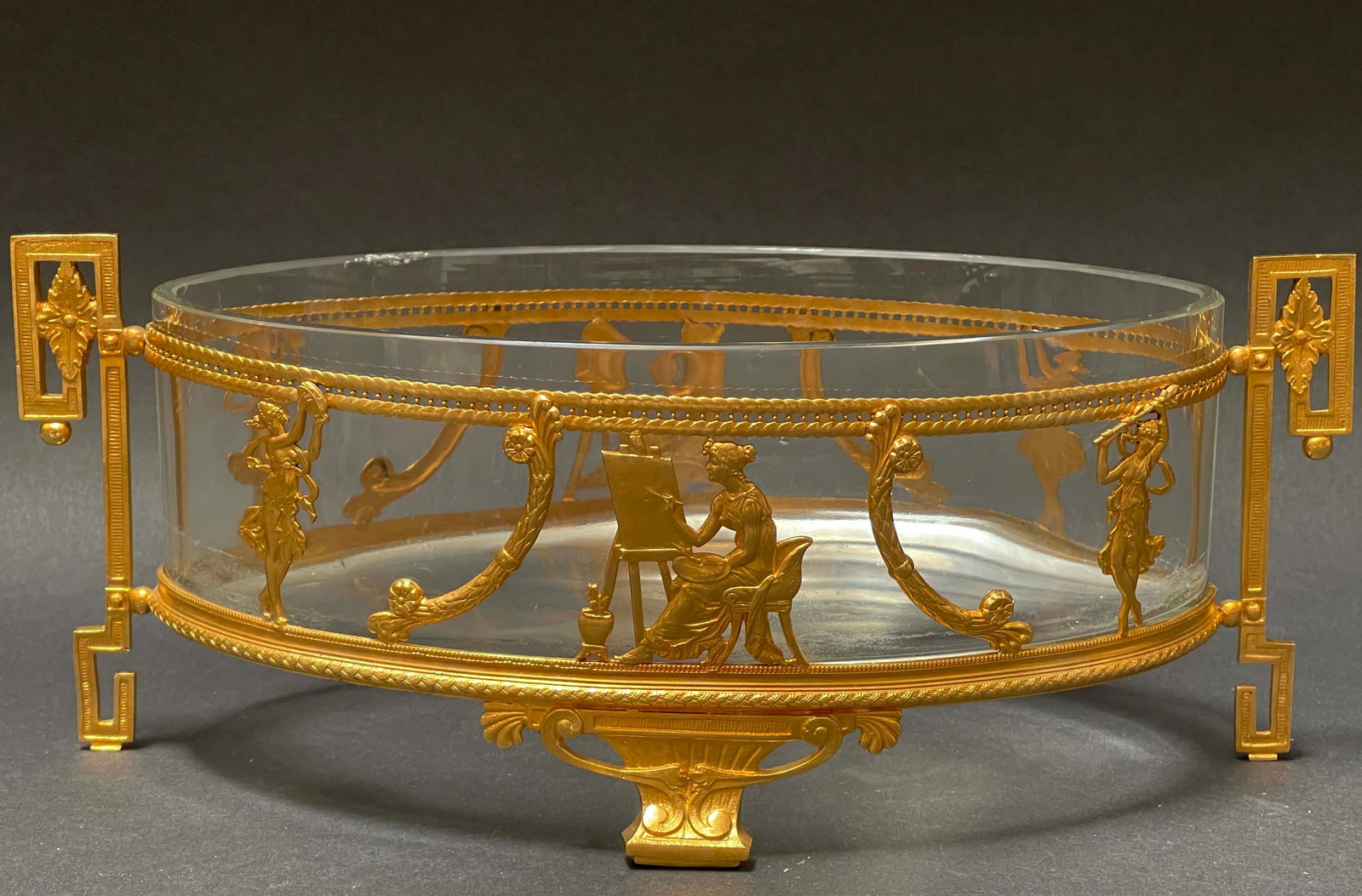 19th C. Baccarat Crystal Bronze Centerpiece (1 of 5)