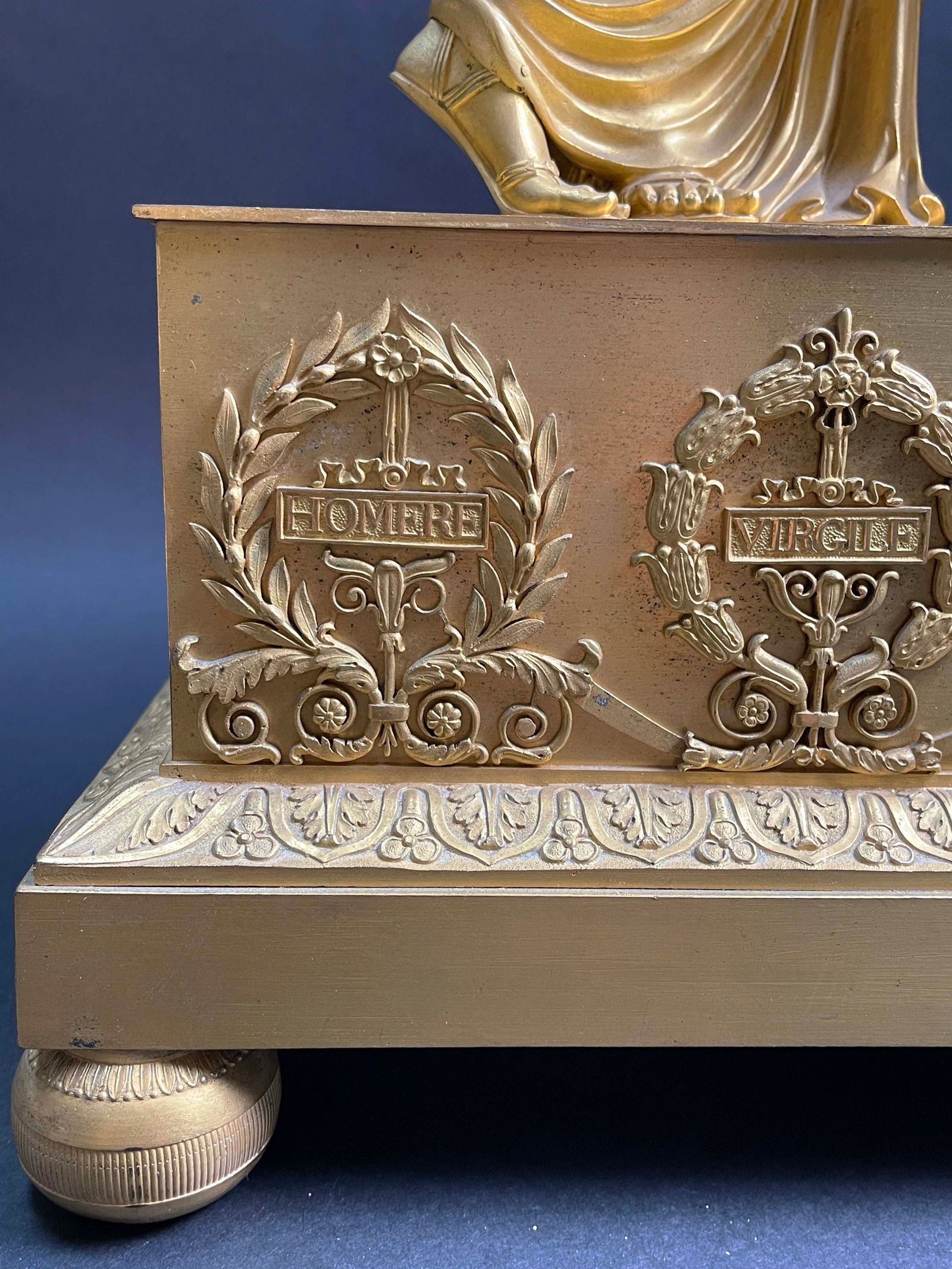 19th Century French Figural Ormolu Bronze Clock - 10